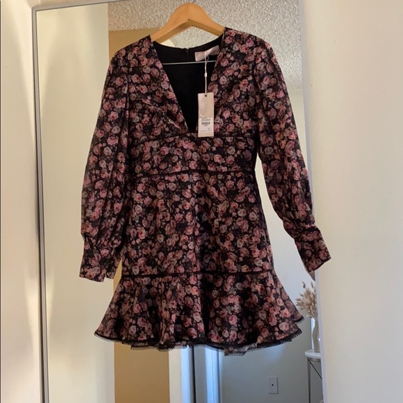 Keepsake Black Rose Mini Dress - Picture 5 of 10